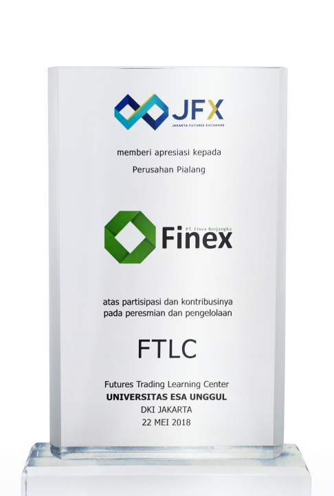 Apresiasi atas kerjasama FTLC (Futures Trading Learning Center) dari JFX