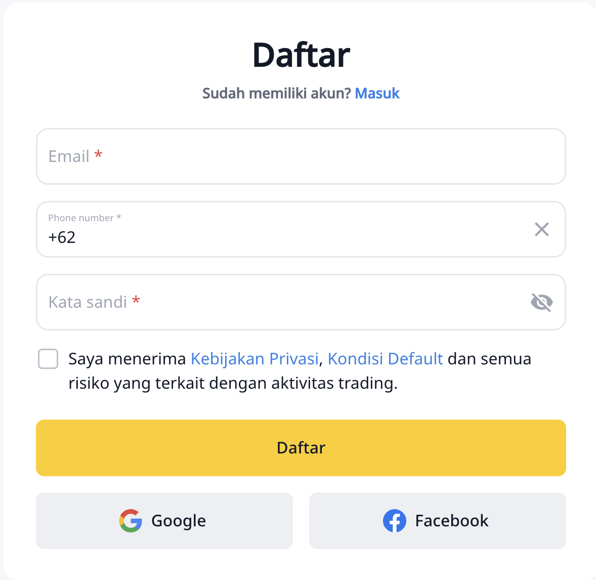 How can I open a real account with Finex_ID.png