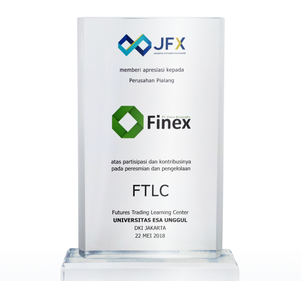 Apresiasi atas kerjasama FTLC (Futures Trading Learning Center) dari JFX